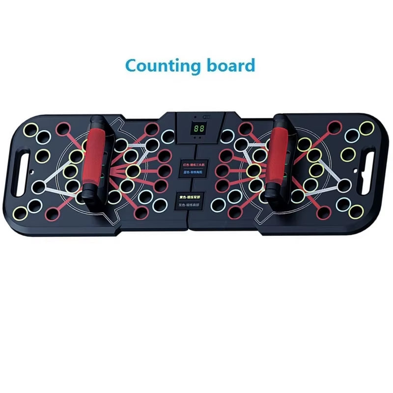 Multifunctional Counting Push up Board Home Chest Muscle Exercise Training Indoor Electronic Fitness Support Push-Up Rock Stands